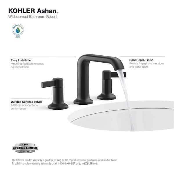 Kohler Ashan 8 in. Widespread 2-Handle Bathroom Faucet - Cheap Fitting