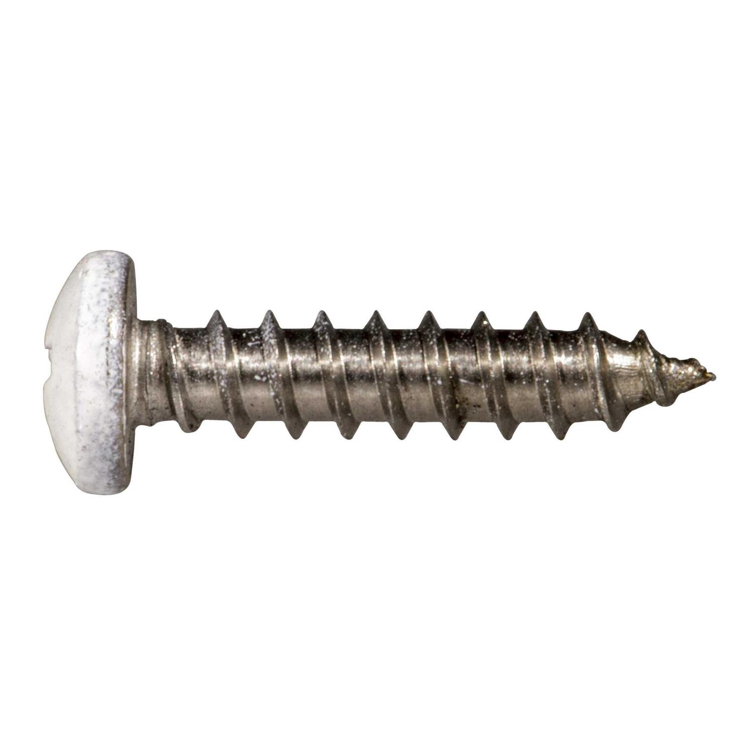 Hard-to-Find Fastener White Phillips Pan Sheet Metal Screws #8 x 3/4 - Cheap Fitting