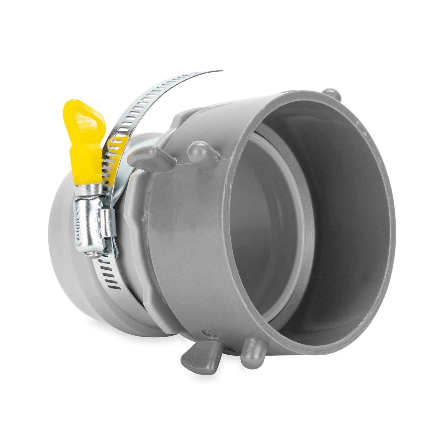 Camco Camper/RV Straight Hose Adapter and Easy Slip 4-in-1 Elbow Kit 39214 - Cheap Fitting