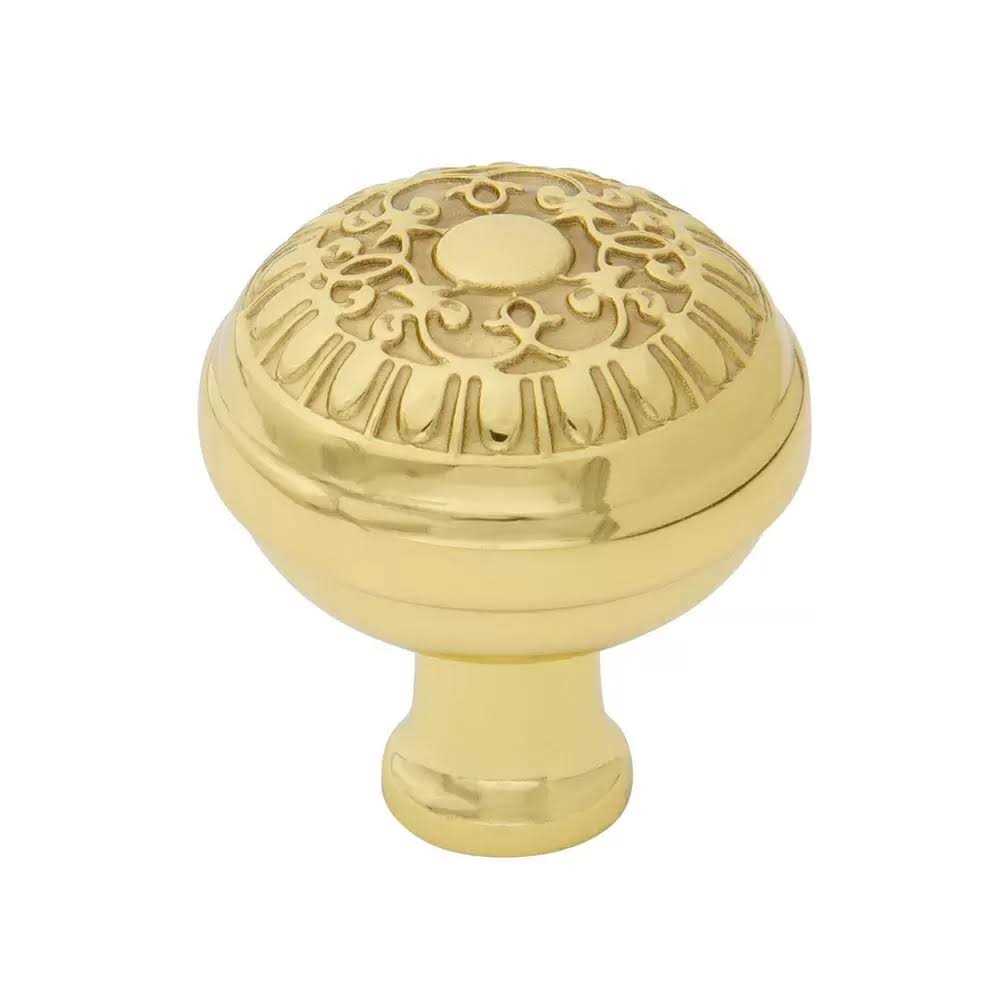 Nostalgic Warehouse Egg And Dart Brass 1 3/8 Cabinet Knob Rope Rose - Cheap Fitting