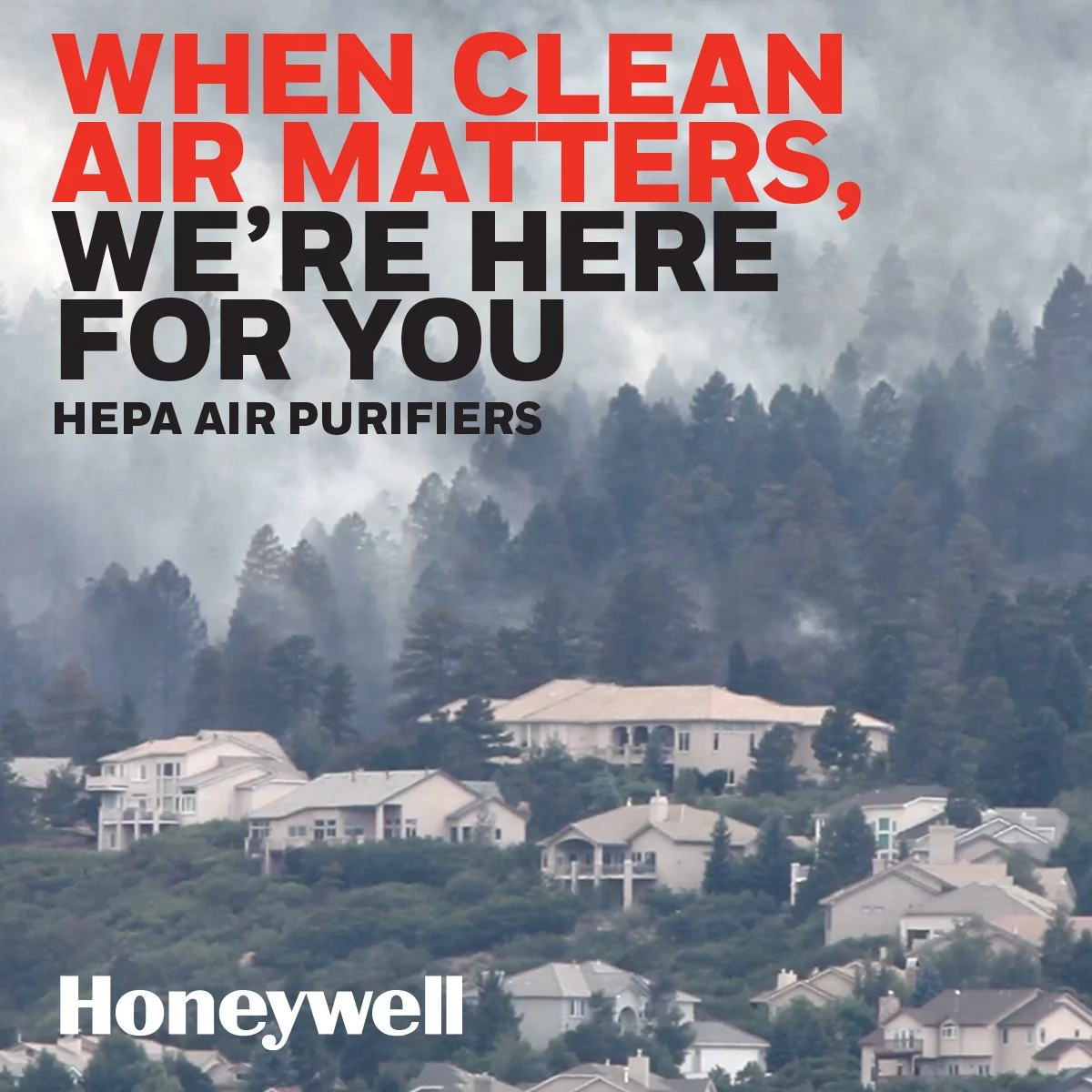 Honeywell Air Purifier, HPA030B, 170 sq ft, HEPA Filter, Allergen, Smoke, Pollen, Dust Reducer - Cheap Fitting
