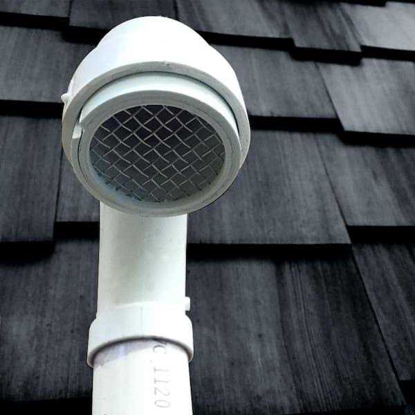 The Plumber’s Choice 3 in. Termination Vent Cap with Condensation Drain - Cheap Fitting