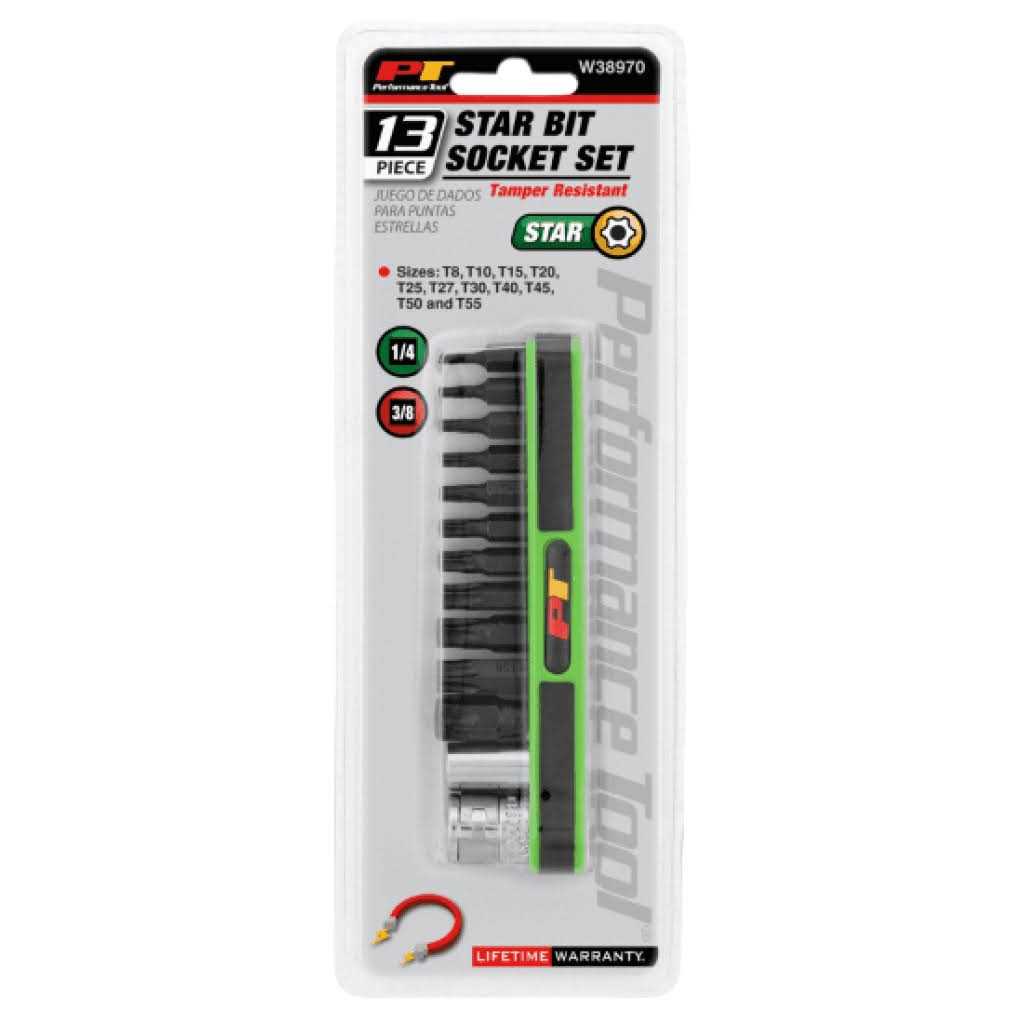 Wilmar Tamper Resistant Star Bit Set W38970 - Cheap Fitting