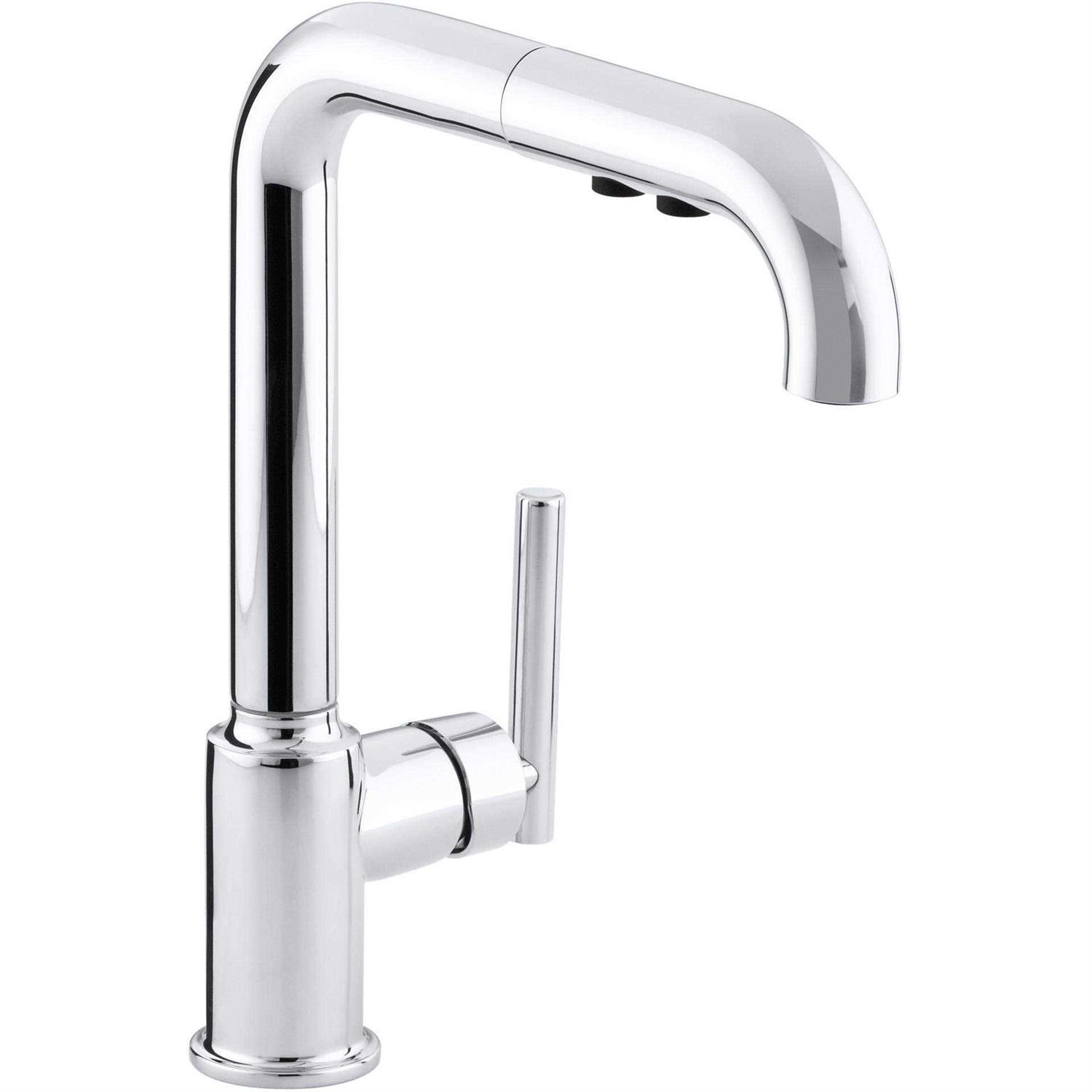 Kohler Purist Single-Handle Pull-Out Kitchen Faucet - Cheap Fitting