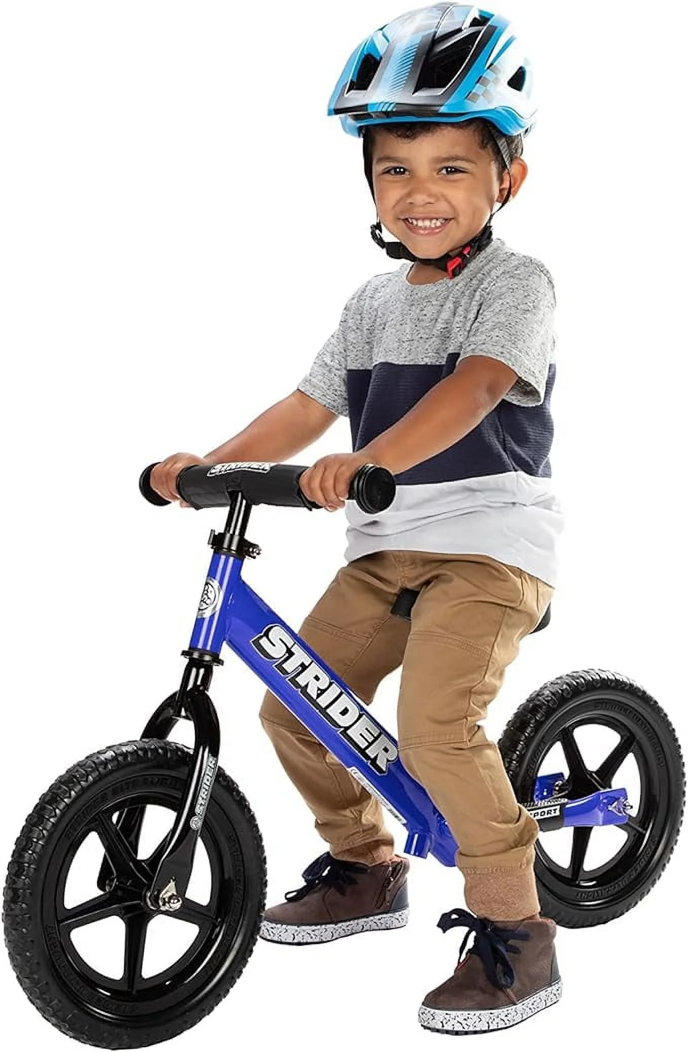 Strider - 12 Sport Balance Bike, Ages 18 Months to 5 Years - Blue - Cheap Fitting
