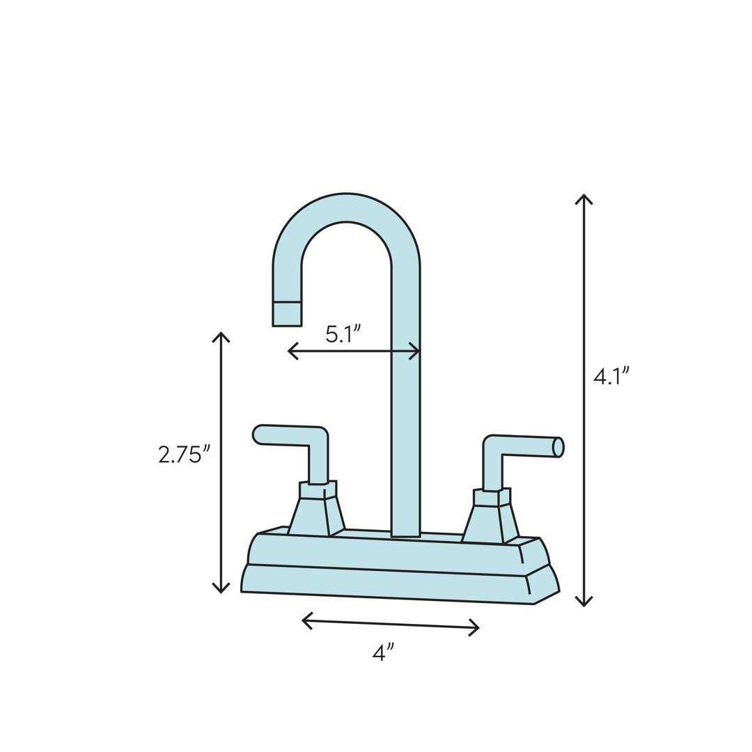Kingston Brass KB2624B Naples 4 in. Centerset Bathroom Faucet - Cheap Fitting