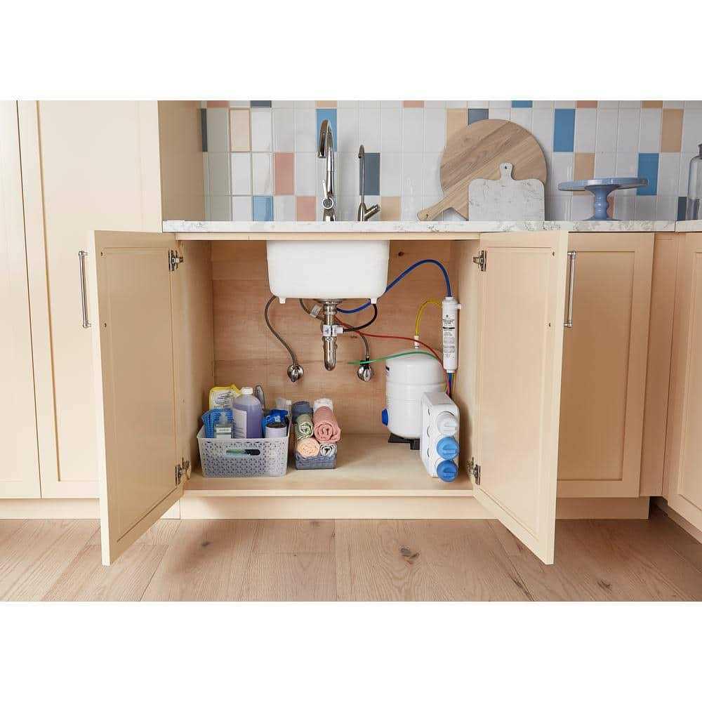 GE Under Sink 5 Stage Premium Reverse Osmosis Water Filtration System - Cheap Fitting
