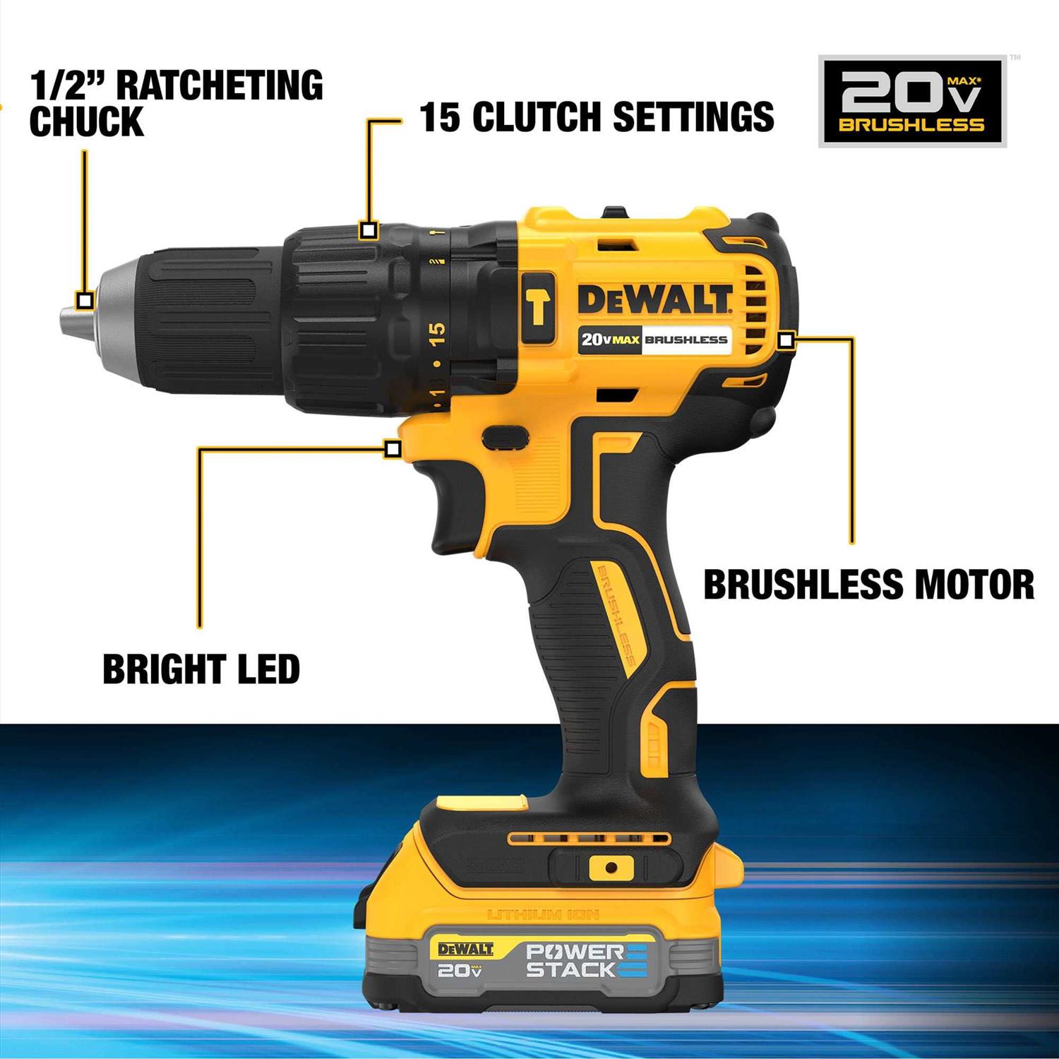 DEWALT 20V Hammer Drill Kit DCD778E1 - Cheap Fitting