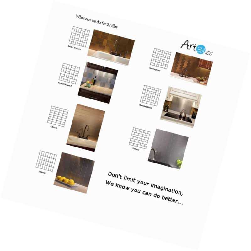 Art3d 32-Piece Peel and Stick Backsplash Tiles - Cheap Fitting