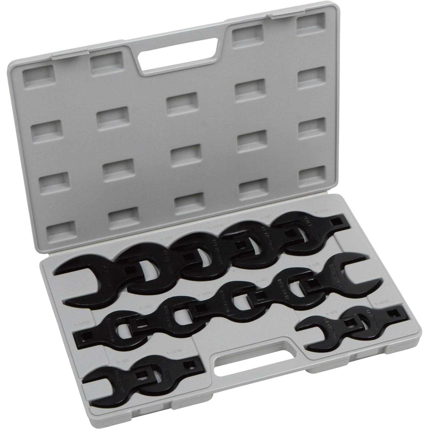 Klutch Jumbo SAE Crowfoot Wrench Set — - Cheap Fitting