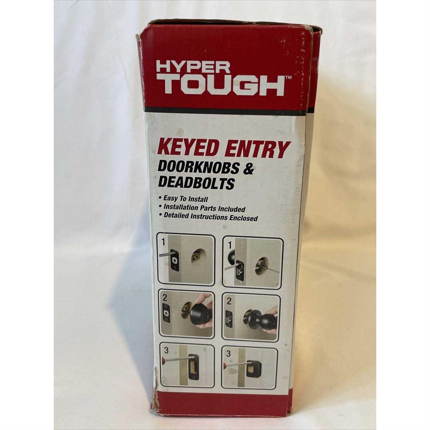 Hyper Tough Keyed Entry Tulip Doorknob and Deadbolt Combo - Cheap Fitting