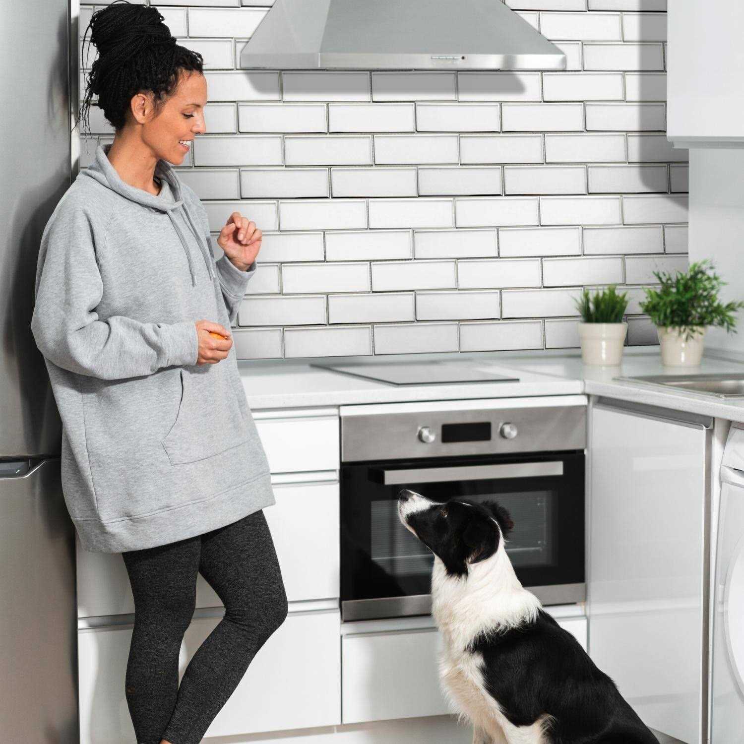 Athena 12 x 12 Glass Brick Joint Mosaic Wall Tile The Tile Life - Cheap Fitting