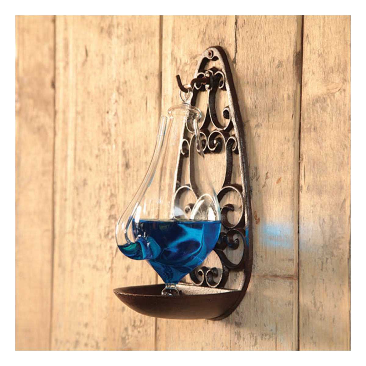 Esschert Design Weather Glass with Cast Iron Filigree Holder - Cheap Fitting