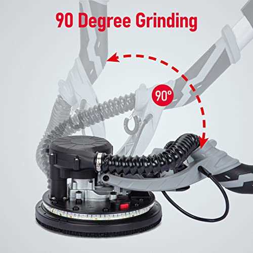 Drywall Sander 800W Electric Motor Sander with Automatic Dust Removal System - Cheap Fitting