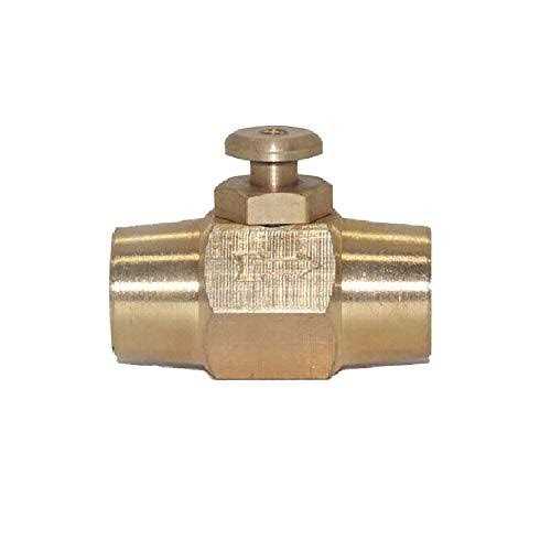 Joywayus Brass 1/4 NPT Female Thread Push Button Check Valve Switch Shut-off Valve - Cheap Fitting