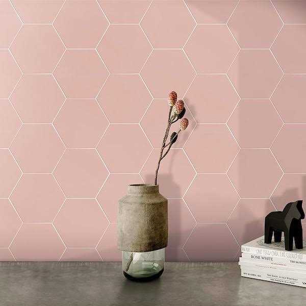 Ivy Hill Tile Geohex 8 inch Porcelain Matte Tile - Cheap Fitting
