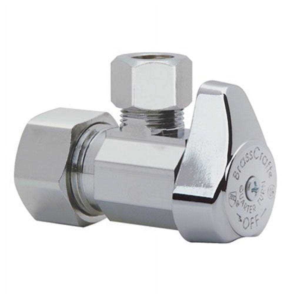 Angle Valve 1/2X1/4 Chrm - Cheap Fitting