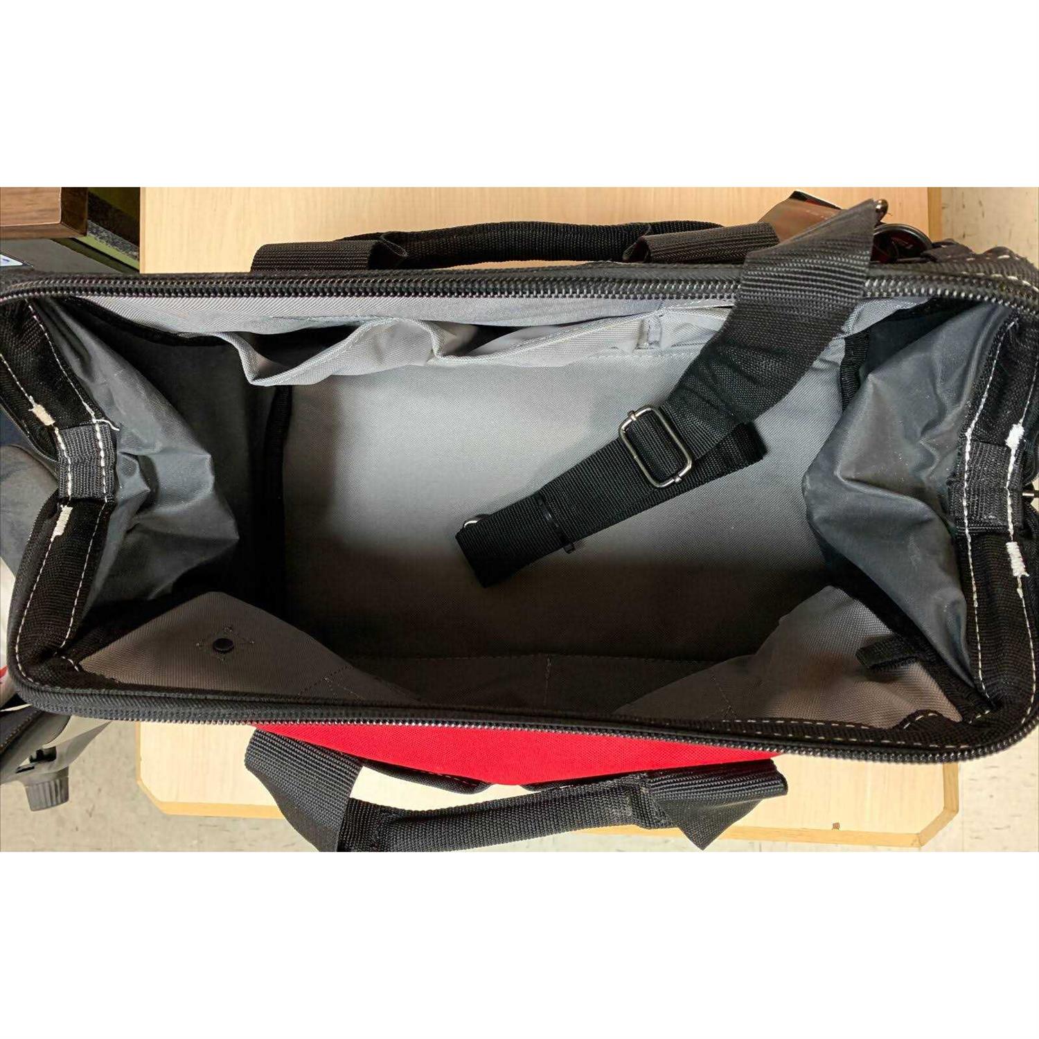 Husky Hd60015-th 8 Pockets Wide Mouth Water Resistant Tool Bag - Cheap Fitting