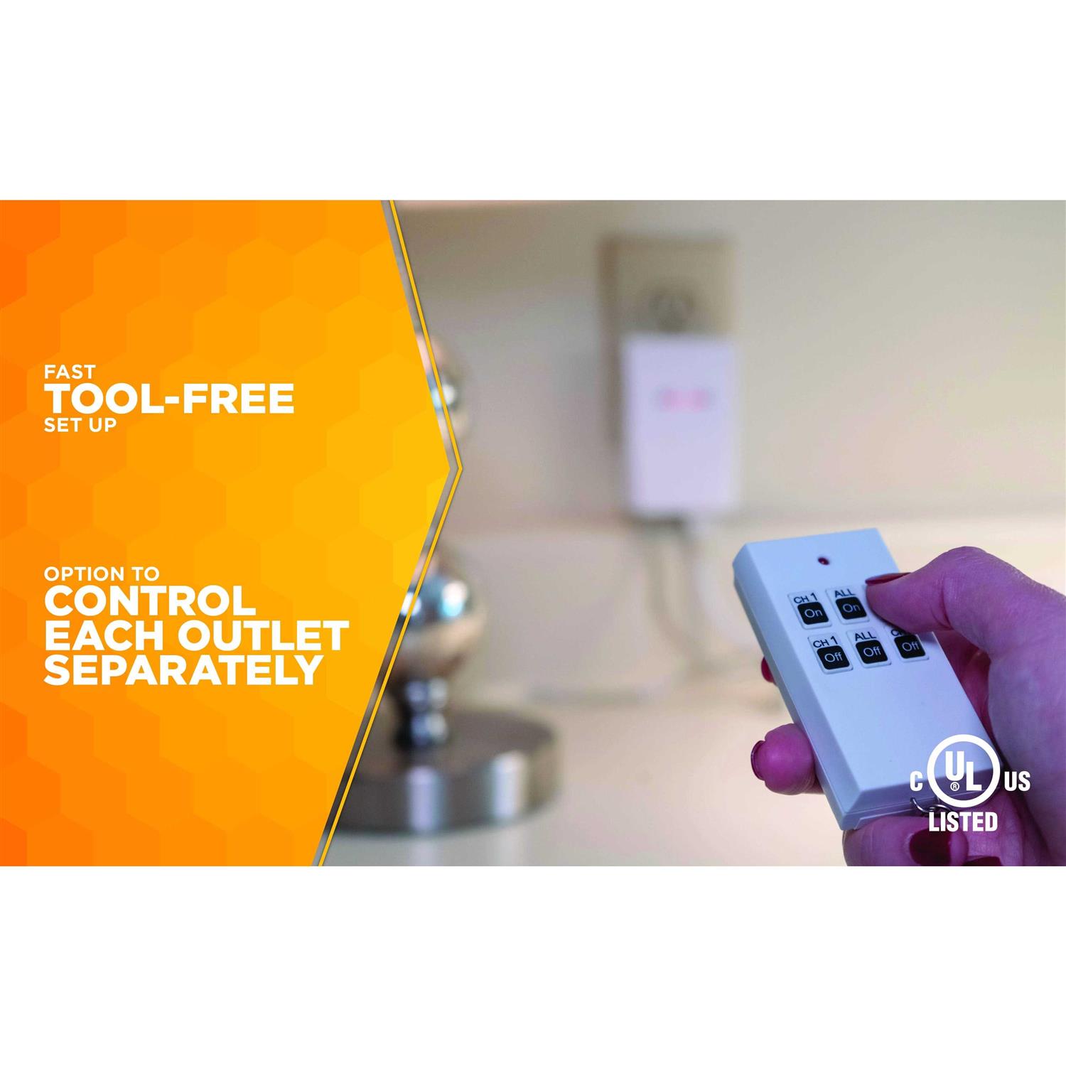 Woods Indoor Remote Control 59780wd - Cheap Fitting