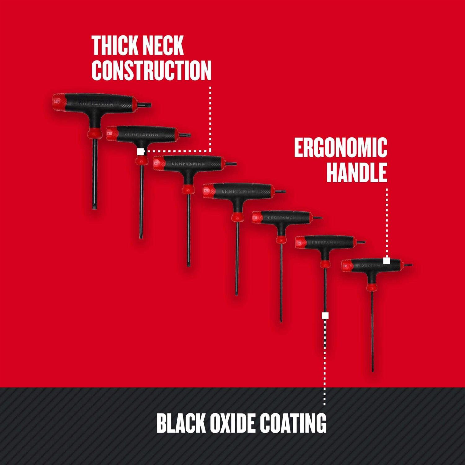 Craftsman 7-Piece T-Handle Torx Set - Cheap Fitting