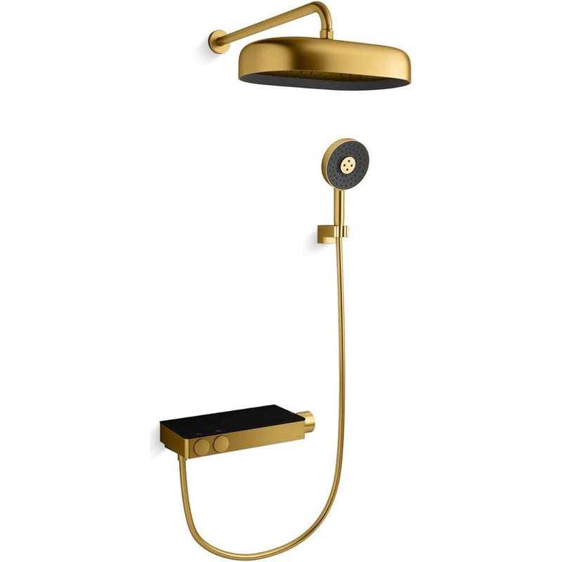 Kohler Statement 19 Wall-Mount Single-Function Rainhead Arm and Flange - Cheap Fitting