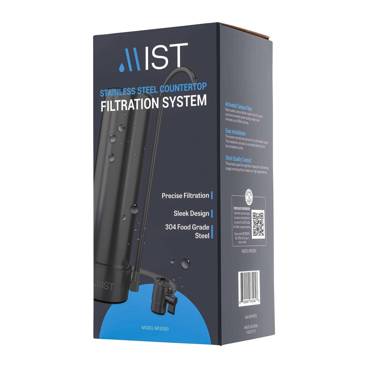 Mist Countertop Stainless Steel Water Filtration System 5 Stage Filtration - Cheap Fitting