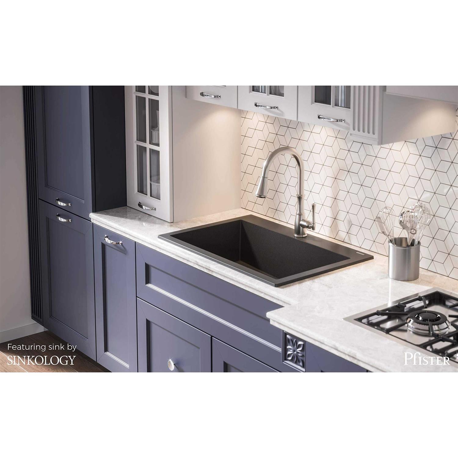 Pfister Wheaton Single Handle Pull Down Kitchen Faucet GT529-WH1 - Cheap Fitting