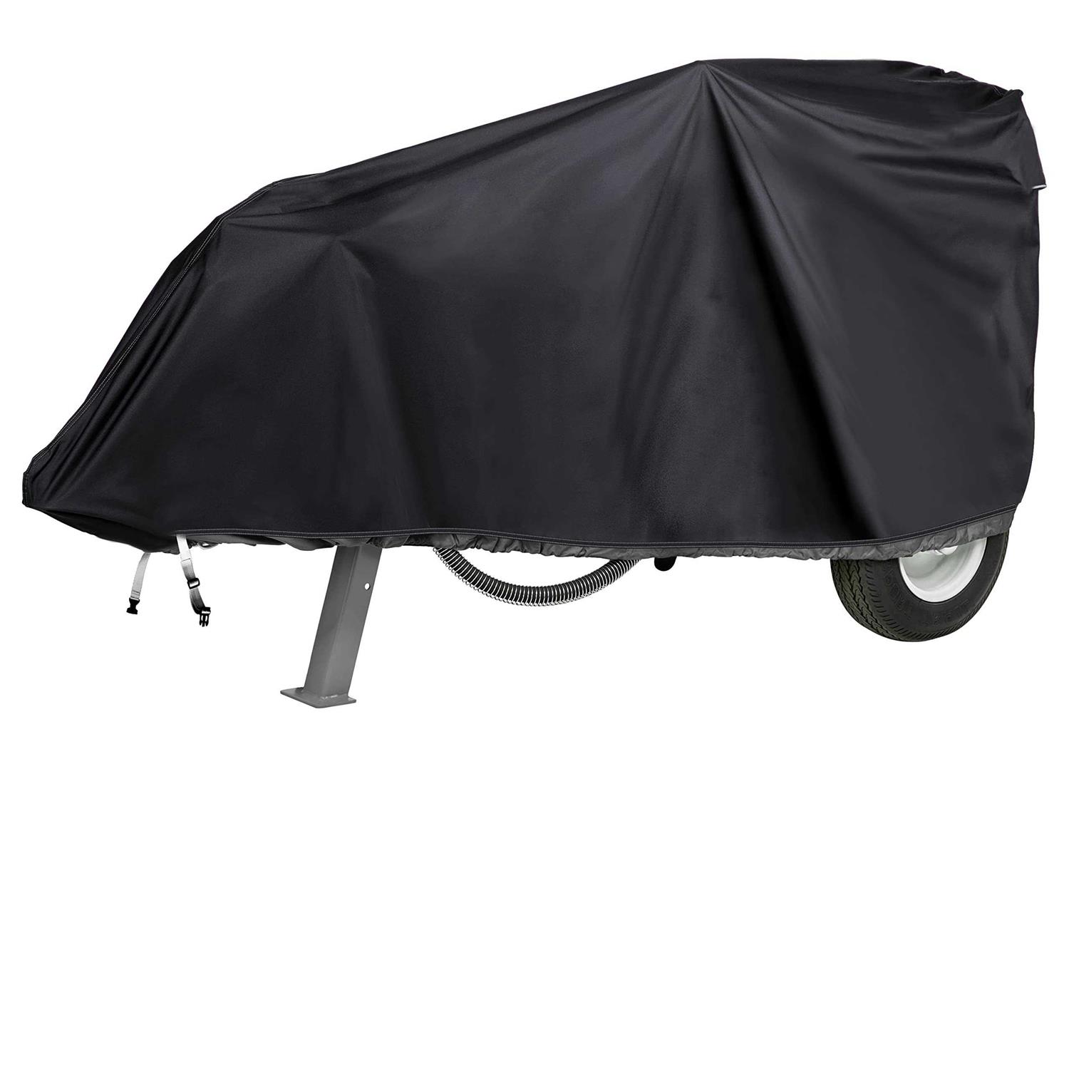 WES Black Waterproof Heavy Log Splitter Cover 83” x45” x39” Compatible Log Splitters for 15-37-Ton,Weather-Resistant Storage Cover - Cheap Fitting