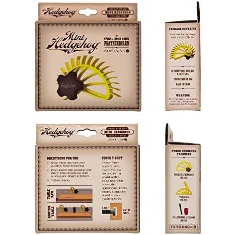 The Hedgehog The Mini Hedgehog Hold Down Featherboard HH-200 - Cheap Fitting