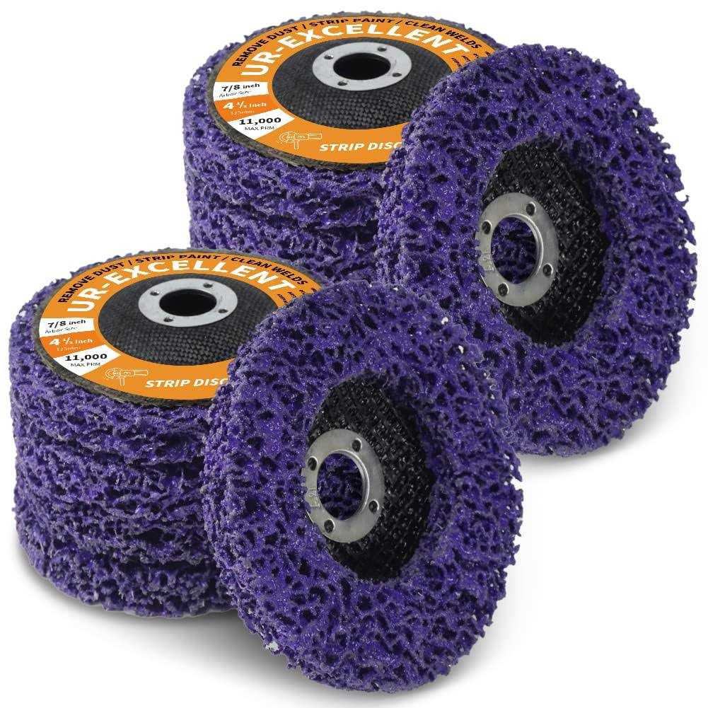 Ur-Excellent Stripping Discs Rust Remover Wheel Remove Paint and Oxidation Poly Strip Wheel Disc Abrasive Angle Grinding Wheel - Cheap Fitting