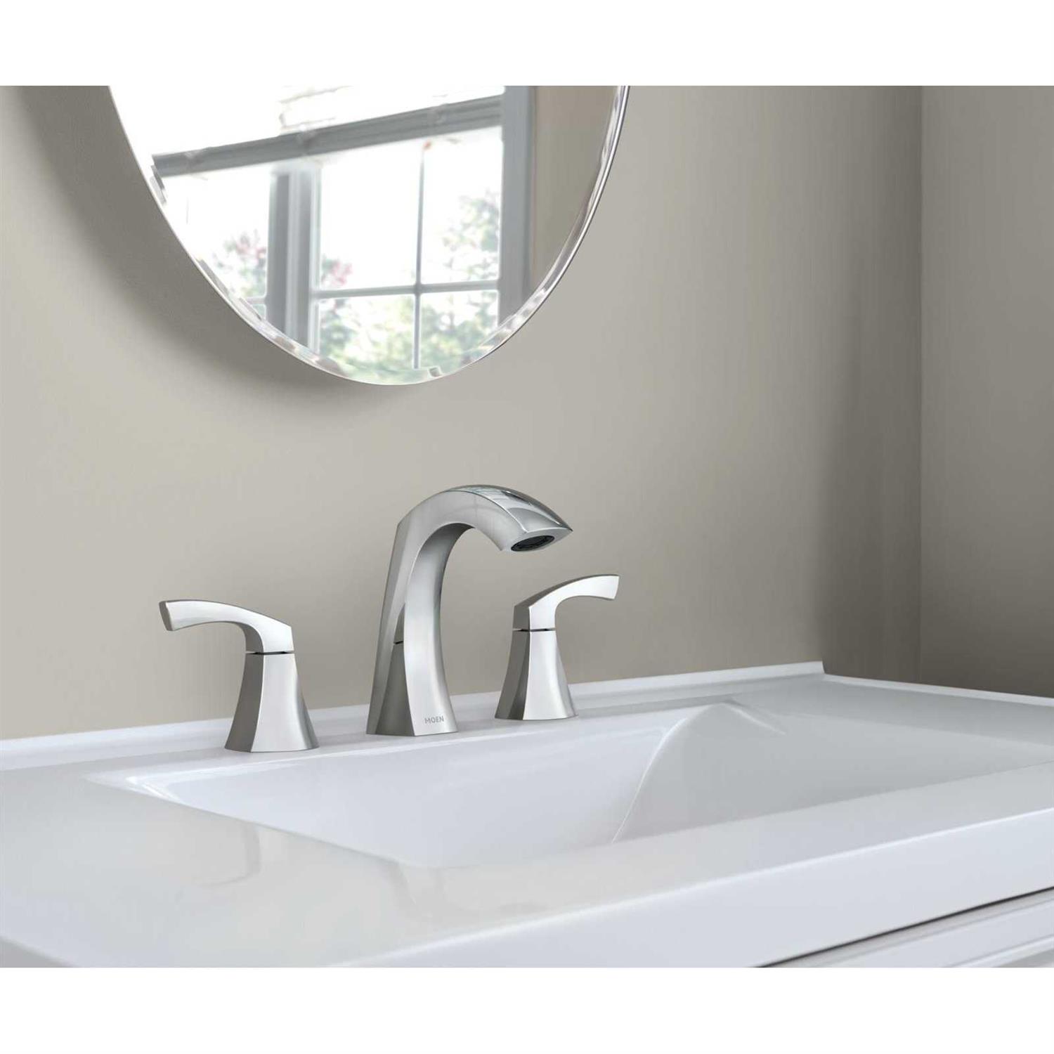 Moen Widespread Bathroom Sink Faucet Lindor - Cheap Fitting