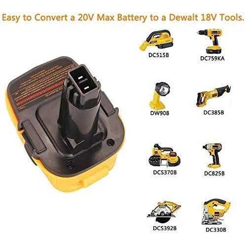 Replacement DCA1820 Battery Adapter Compatible with Dewalt 18V Tools - Cheap Fitting