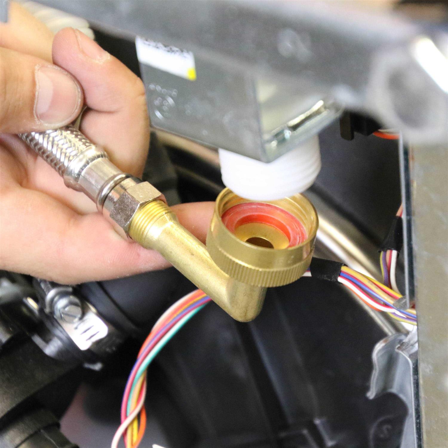 Eastman Compression Inlet Compression Outlet Stainless Steel Dishwasher Connector 98524 - Cheap Fitting