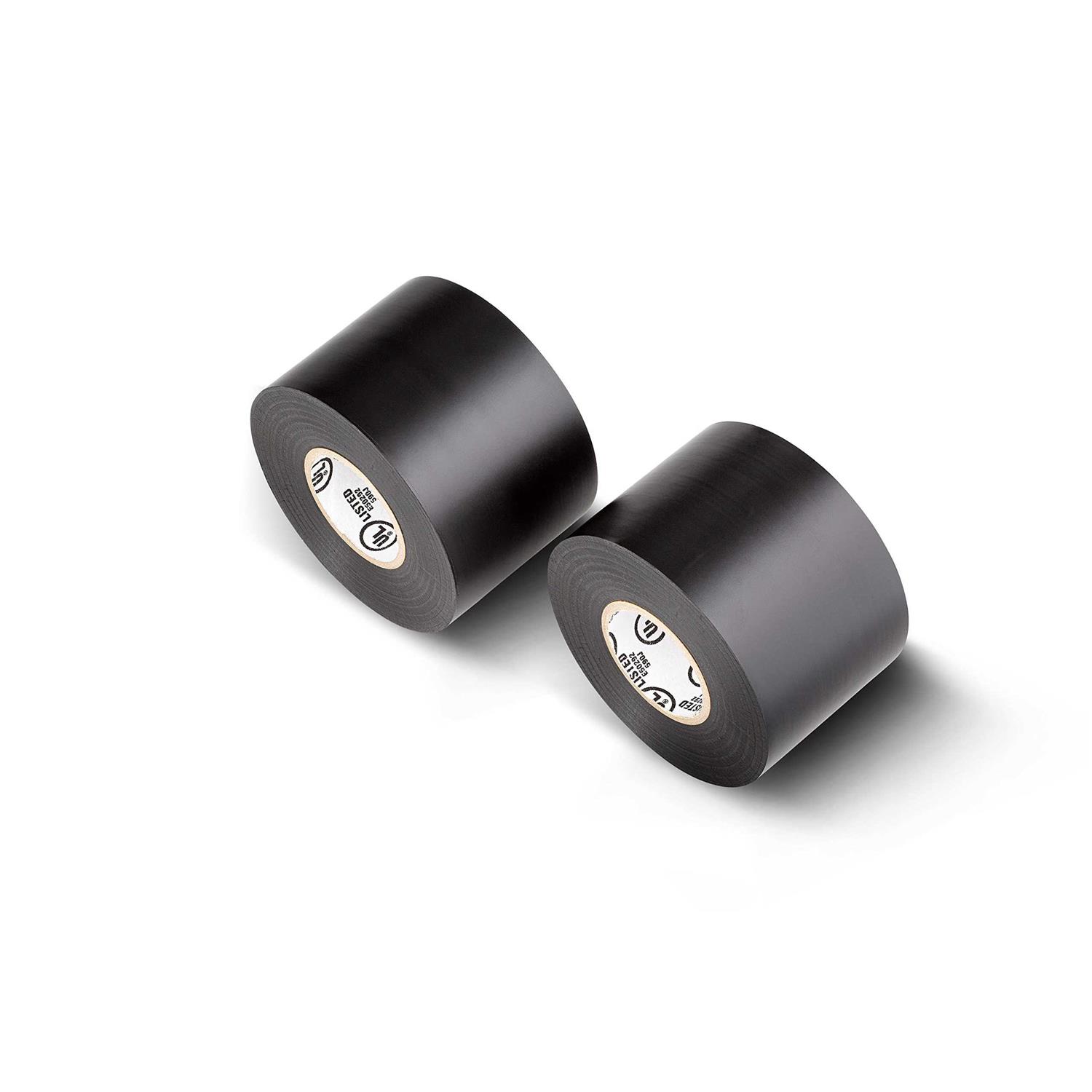 Premium Quality Electrical Tape • 2 in Wide 66 ft Long • Flame Retardant Vinyl • 7 mil Thick • - Cheap Fitting