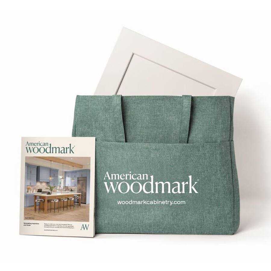 American Woodmark Savannah 14 9/16 x 14 1/2 in. Cabinet Door Sample in Linen 99765 - Cheap Fitting