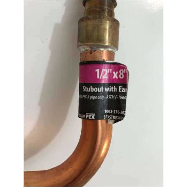 Apollo Epxstubwe12 Copper Stubout Elbow with Ear 1/2 in. - Cheap Fitting