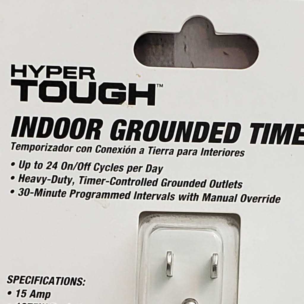 Hyper Tough Indoor Analog Timer - Cheap Fitting