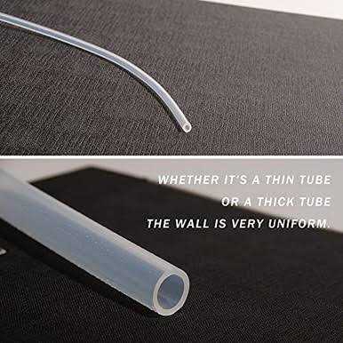 Quickun Pure Silicone Tubing ID x OD High Temp Food Grade Tube Pure Silicone Hose Tube for Home Brewing - Cheap Fitting