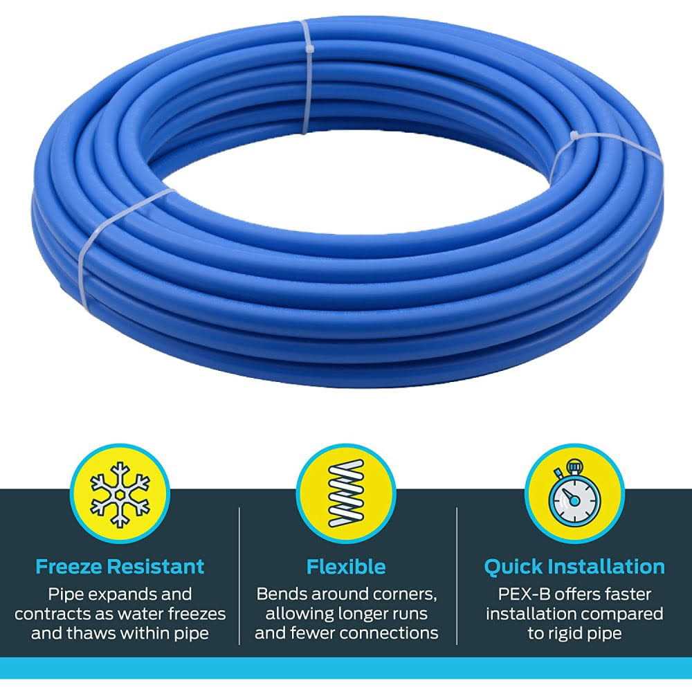 SharkBite 3/4 in. dia. x 50 ft. L PEX Tubing 160 psi U870B50 - Cheap Fitting
