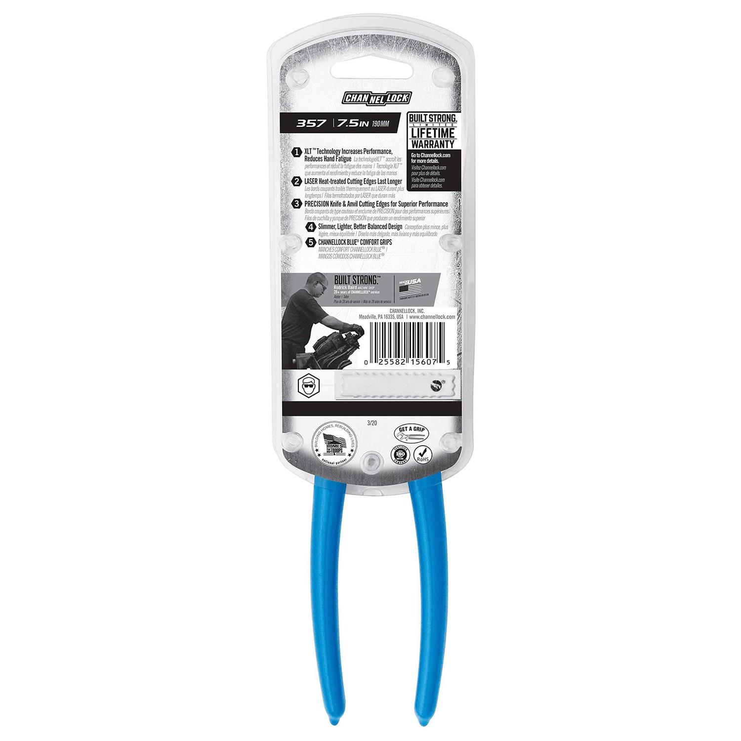 Channellock Inc End Cutting Plier 357 BULK - Cheap Fitting