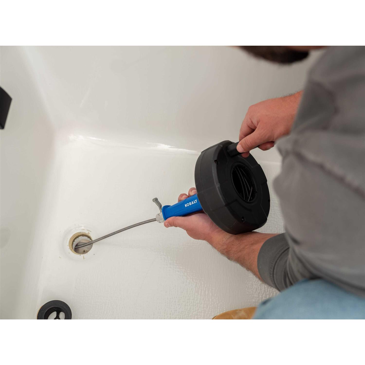 Kobalt 1/4-in x 15-ft High Carbon Wire Drain Auger 59467 - Cheap Fitting
