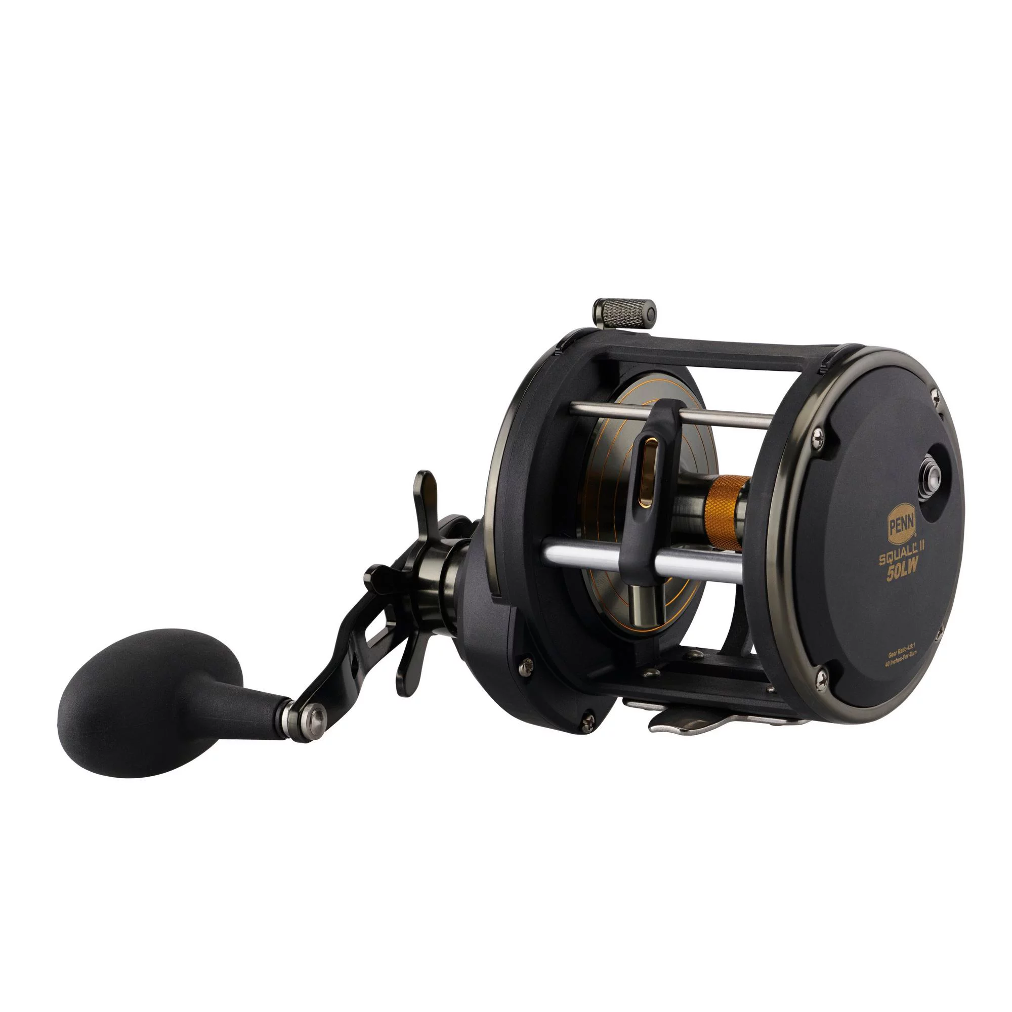 PENN Squall II Level Wind Conventional Reel, Size 50, Right-Hand - Cheap Fitting