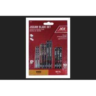 Ace 10 Piece Jig Saw Blade Set 0100289 - Cheap Fitting