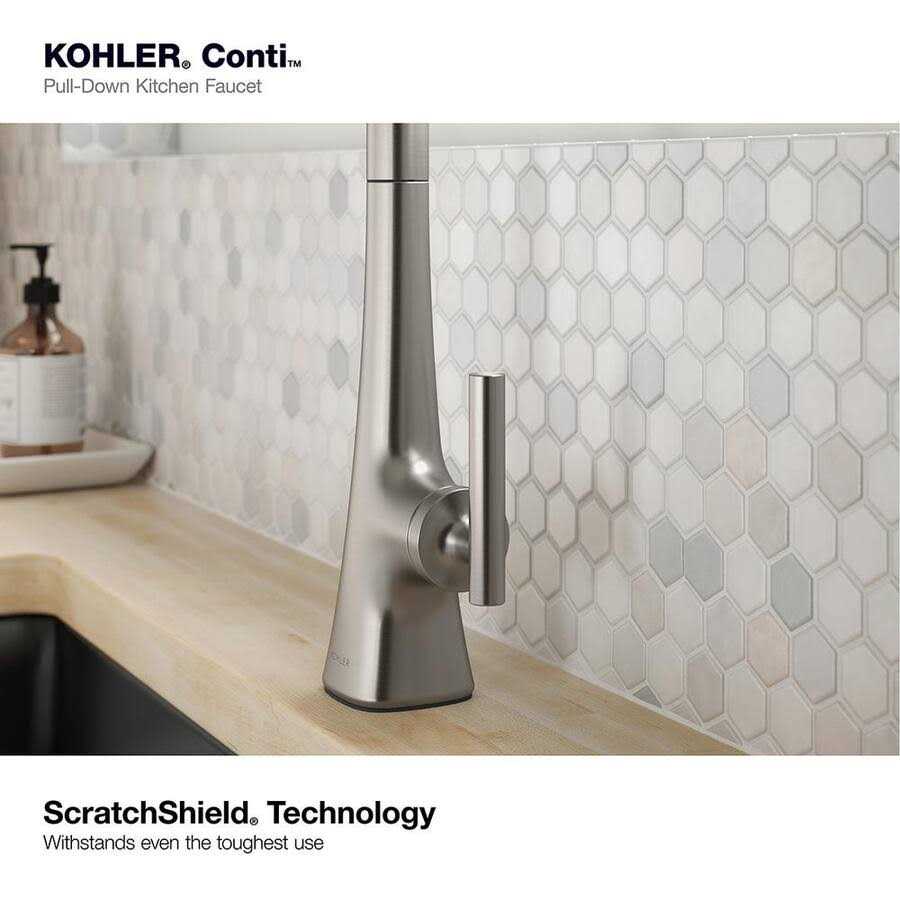 KOHLER Conti Single Handle Pull Down Sprayer Kitchen Faucet - Cheap Fitting