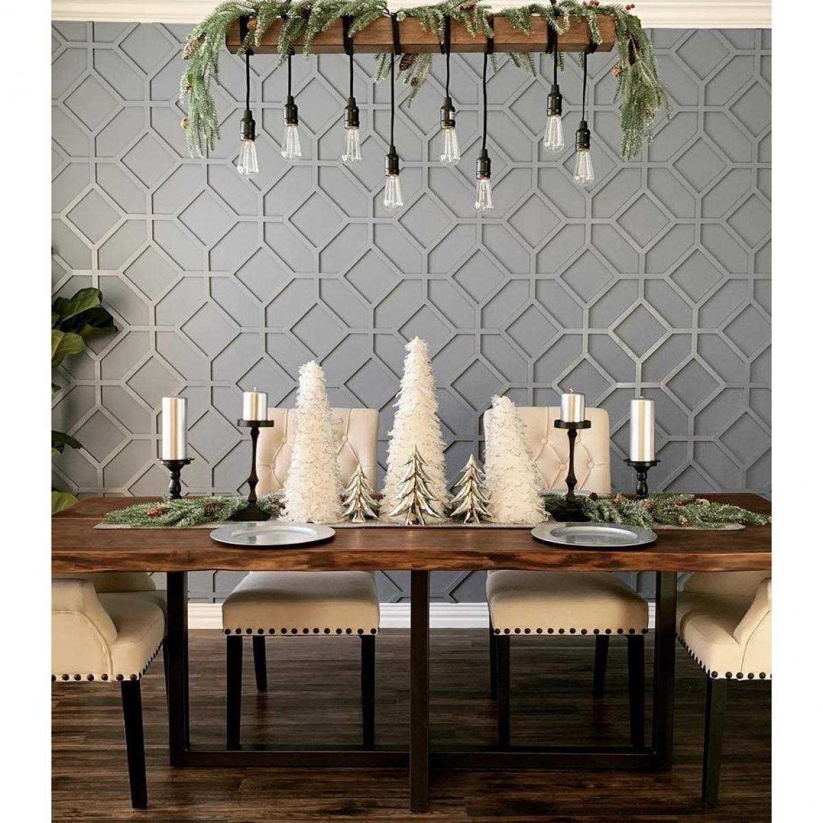 Cameron Decorative Fretwork Wall Panels in Architectural Grade PVC - Cheap Fitting