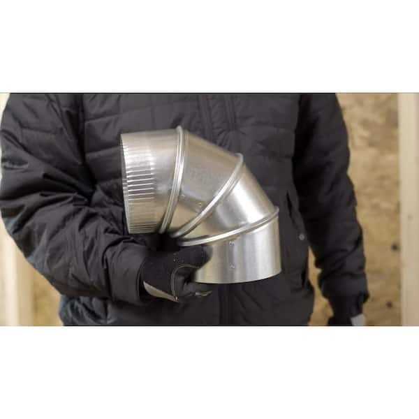 Master Flow 3 in. 90 Deg. Round Adjustable Elbow - Cheap Fitting