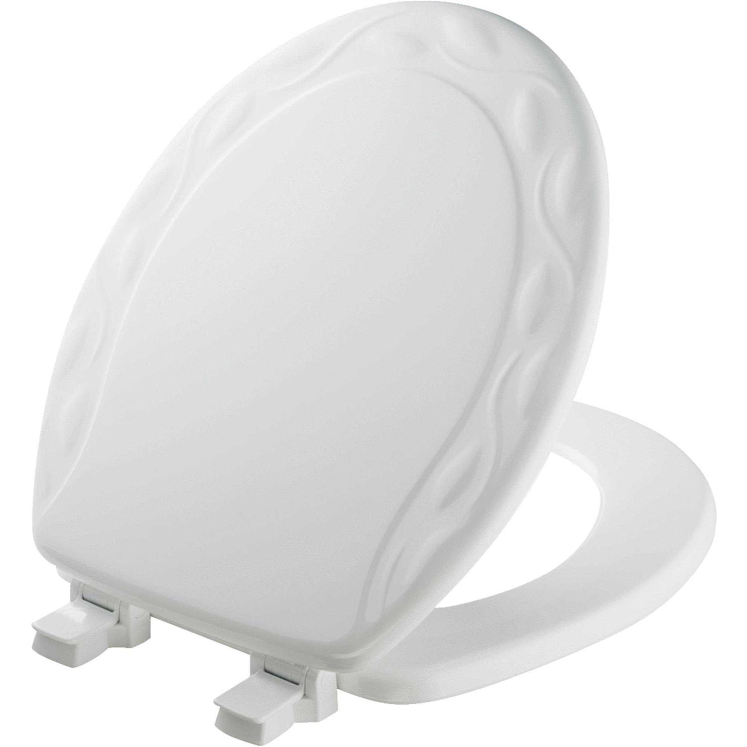 Mayfair Toilet Seat Round Wood - Cheap Fitting