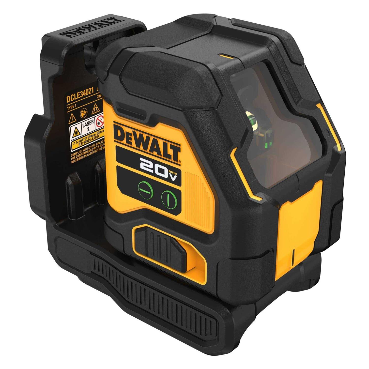 DEWALT DCLE34021B 20V MAX Green Cross Line Laser Level - Cheap Fitting