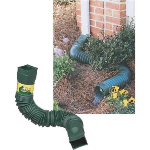 Spectra Universal Ground Spout Extension Green Polymer 24-in GRNDSPTFG - Cheap Fitting