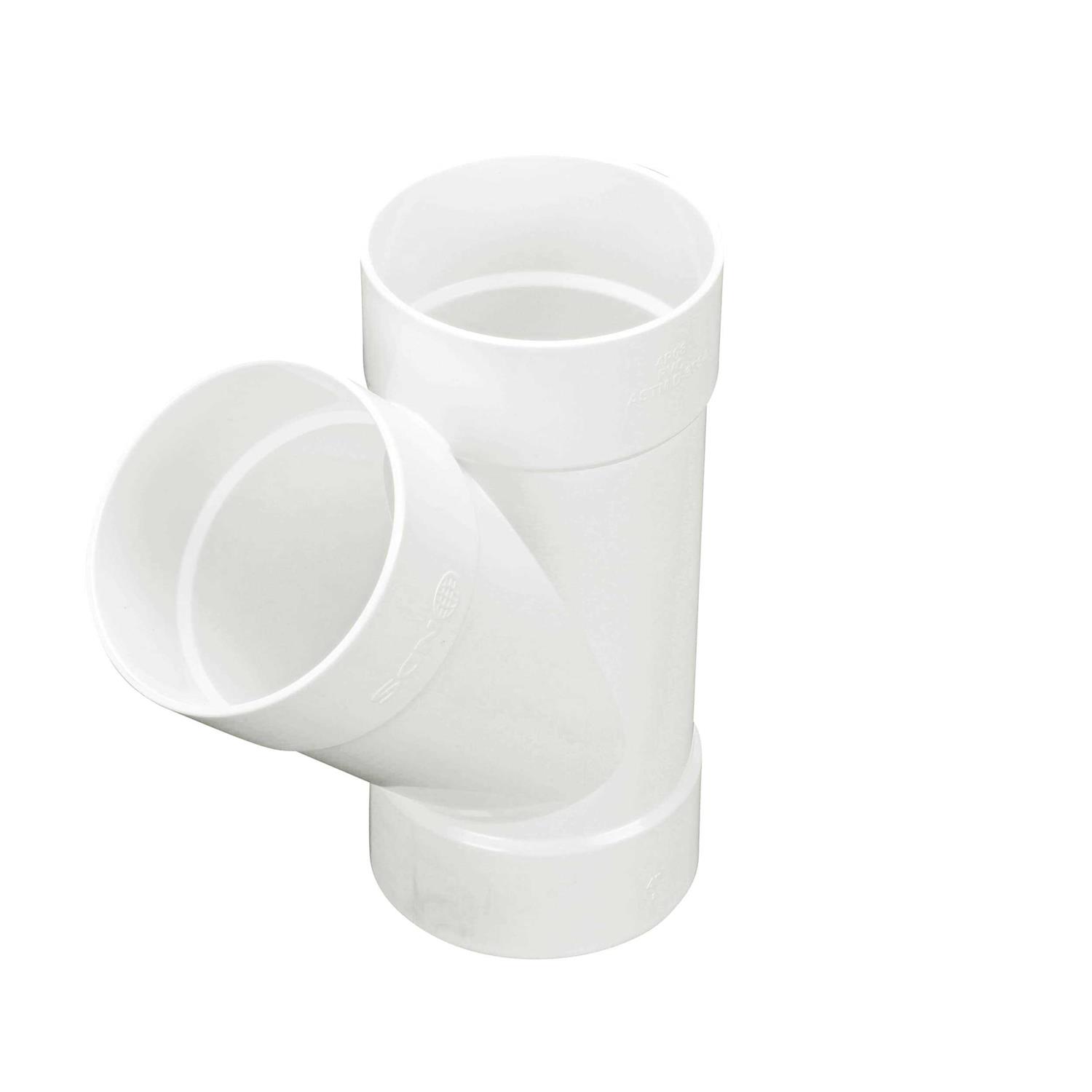 NDS 4P08 4 in. PVC 45 Degree Wye - Cheap Fitting